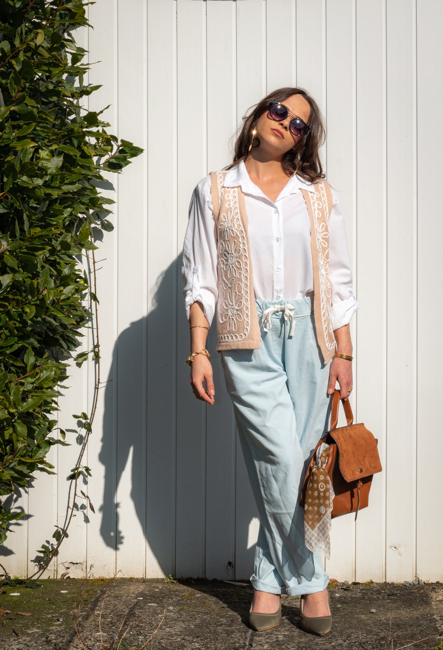 Gilet broderie