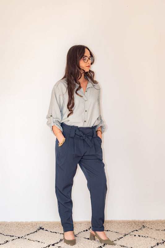 Pantalon bleu Mylène